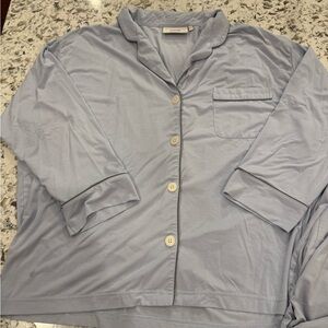 Women’s large Sleepy Jones + Purple  lilac Pajama Top and bottoms soft stretch